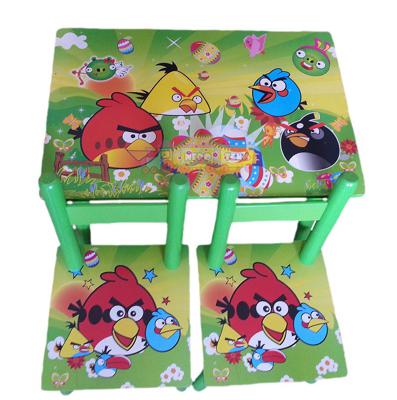 Детский столик и два стульчика Angry Birds (W02-5150-1)