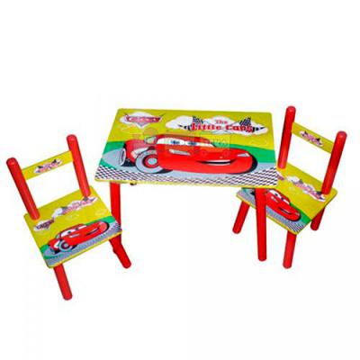 Детский столик и два стульчика Тачки (M 0292)