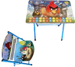 Детский столик со стульчиком Angry Birds (DT 19-5) 