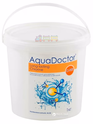 Дезинфектант на основе хлора медленного действия AquaDoctor 1кг (C90T-1)