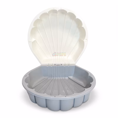 Детская песочница-бассейн Doloni 01236/09 "Ракушка" (Молочно-серая)