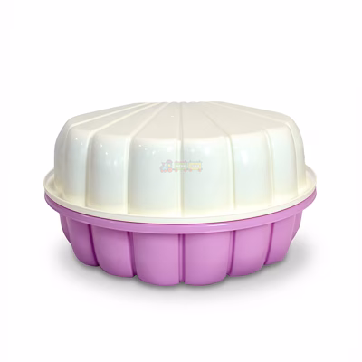 Детская песочница-бассейн Doloni 01236/10 "Ракушка" (Молочно-розовая)