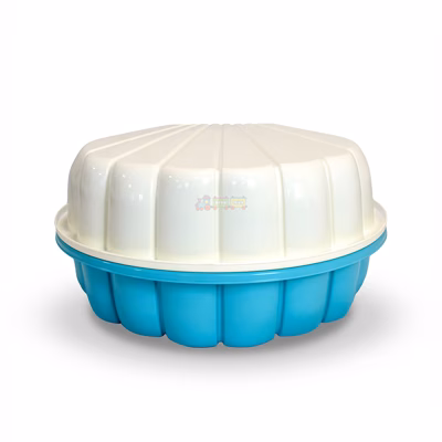 Детская песочница-бассейн Doloni 01236/11 "Ракушка" (Молочно-синий)