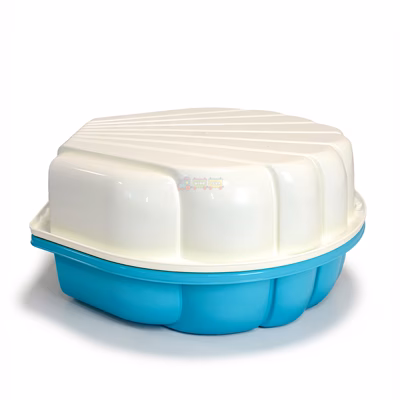 Детская песочница-бассейн Doloni 01236/11 "Ракушка" (Молочно-синий)