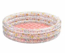 Надувной детский бассейн Intex 58427 Sweet Blossom Baby Pool 86×25 см, 56 л