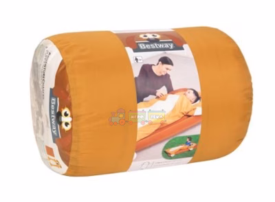 Дитячий спальний мішок з надувним матрацом Bestway 68109 Собачка 158 х 66 см