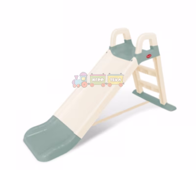 Горка дитяча пластикова Долоні 140 см. (0140/18) Бежево-м'ятна