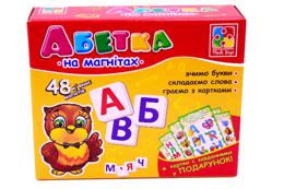 Игра на магнитах Абетка на магнитах (укр.) Vladi Toys (VT1502-03) 