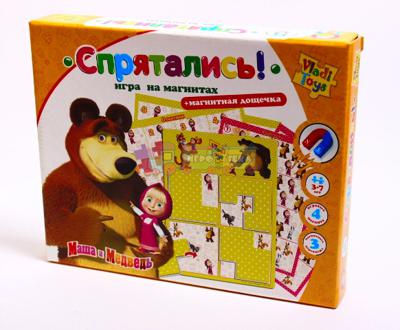 Игра на магнитах Спрятались Маша и медведь  Vladi Toys (VT3304-09) 