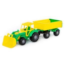 Игрушка Polesie Мастер трактор с прицепом №1 и ковшом (35264)