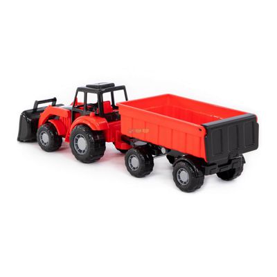 Іграшка Polesie Майстер трактор з причепом №1 та ковшем (35264)