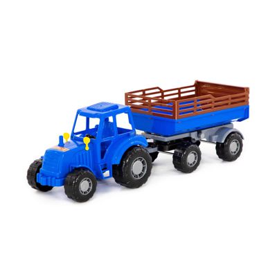 Іграшка Polesie Трактор Майстер із причепом №2 (84781)