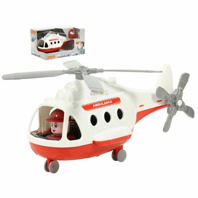 Іграшка Polesie Вертоліт Швидка допомога Альфа (68668)