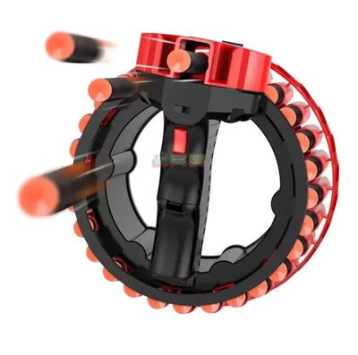 Іграшковий автоматичний бластер-кулемет (H01) на 28 пострілів, від аккумулятора