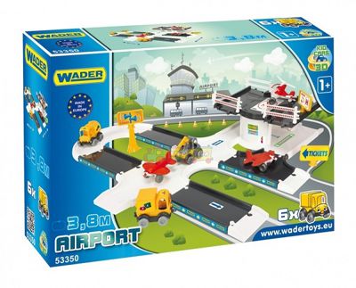 Игровой набор Wader Kid Cars 3D аэропорт 53350