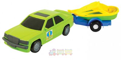 Іграшкова машинка Tigres авто-мерс з причепом (39003)