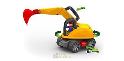 Іграшкова машинка Екскаватор М4 Оріон (249)