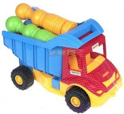 Игрушечная машинка Грузовик с кеглями серии Multi Truck Wader 39220