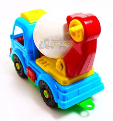 Игрушечная машинка конструктор Бетономешалка Toys Plast (ИП29001)