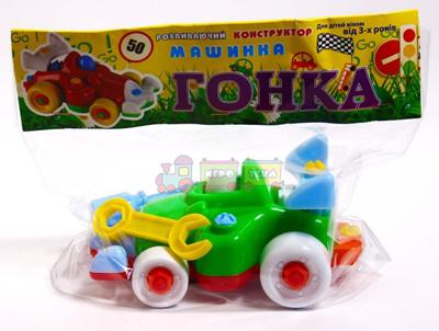 Игрушечная машинка конструктор Гонка Toys Plast (Gonka)