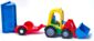 Іграшкова машинка трактор-баггі з ковшем і причепом