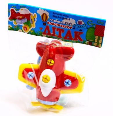 Игрушечный самолет конструктор Toys Plast (Samolkonst)