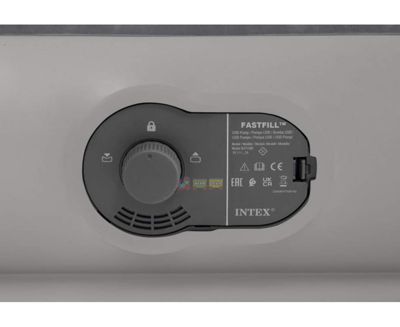 Intex 64112, надувной матрас 191 x 99 x 30 см, накачивание от  USB 5В 2A или от внешнего насоса PRESTIGE MID-RISE