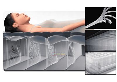 Велюрове ліжко зі вбудованим електронасосом 152-203-46 см BestWay 64428