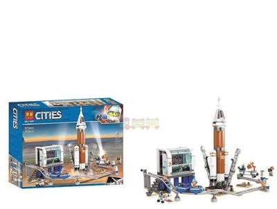 Конструктор CITIES Космічна ракета і пункт управління (11387)