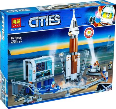 Конструктор CITIES Космічна ракета і пункт управління (11387)