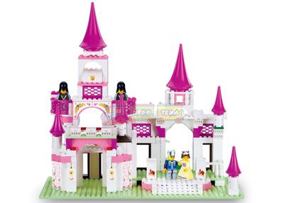 Конструктор Крепость для принцессы серии Розовая мечта Sluban (B0151) 