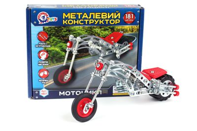 Конструктор металевий "Мотоцикл" Технок 4807