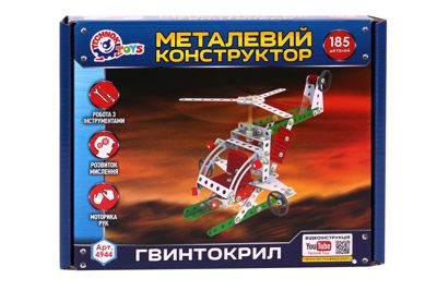 Конструктор металлический Технок Вертолет (4944)