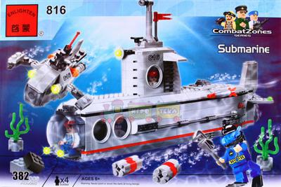 Конструктор Подводная лодка Brick (816) 