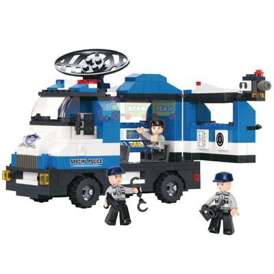 Конструктор Полиция машинка SLUBAN (M38-B0187) 65 деталей