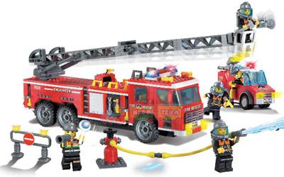 Конструктор Пожарная команда серии Пожарная служба Brick (908)