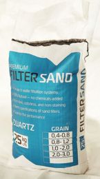 Кварцевый песок Filtersand  0,8-1,2 мм, 25 кг (Украина)
