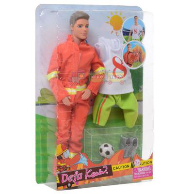 Кукла DEFA с нарядом Футболист 8382