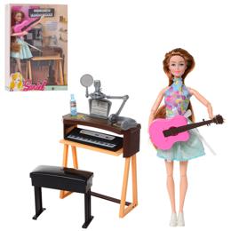Кукла шарнирная (7728-B1) с гитарой и микрофоном