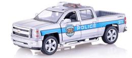 Машина металлическая KINSMART KT5381WPR Chevrolet Silverado Police/ Fire Fighter