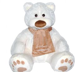 Мягкая игрушка Tigres Медведь Мемедик (белый) 65 см (ВЕ-0076)