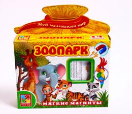 Мягкие магниты Мой маленький мир Зоопарк Vladi Toys (VT3101-05) 