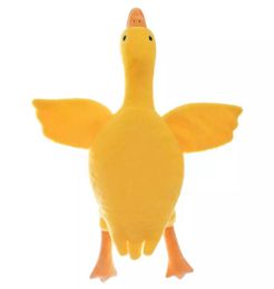 Мягкая игрушка Гусь 70см желтый