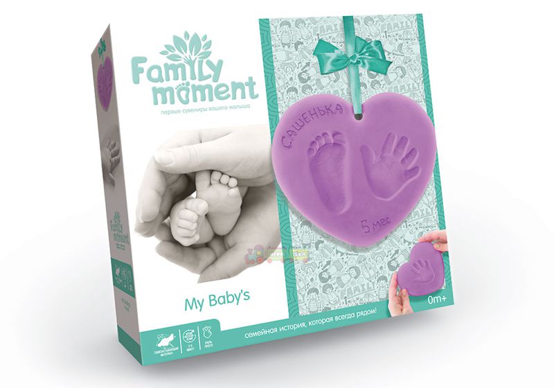 Набор беби ножка и ладошка Family Moment (FMM-01-01)