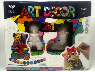 Набір для креативної творчості з гіпсу ART DECOR (ARTD-02-01)