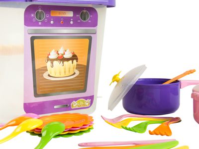 Набор игрушечной посуды Tigres столовый Ромашка с плитой 25 элементов (39153)