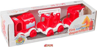 Набір пожежних машинок Wader Авто Kids Cars (39547)