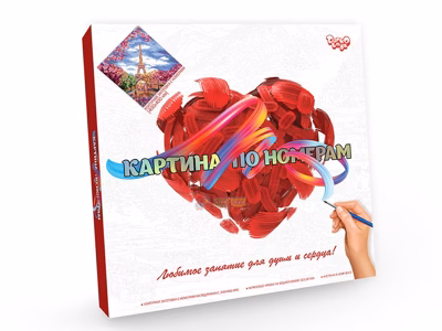 Набор для творчества Картина по номерам (KPN-02)