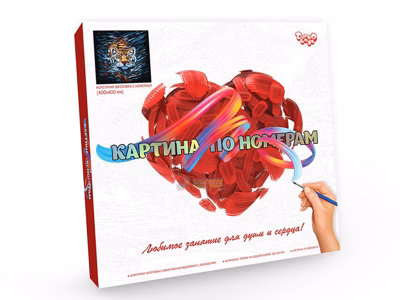 Набор для творчества Картина по номерам (KPN-02)