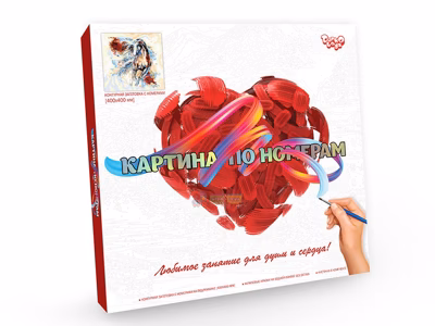 Набор для творчества Картина по номерам (KPN-02)